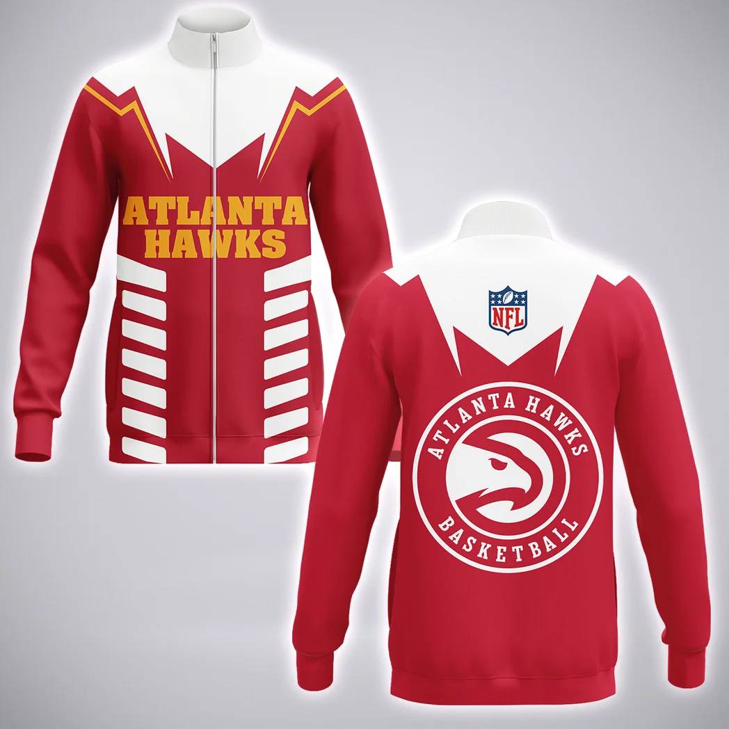 Sport Spirit Supporters Stand Collar Jacket, Casual Fit Game Day Ready Jacket HVN1272