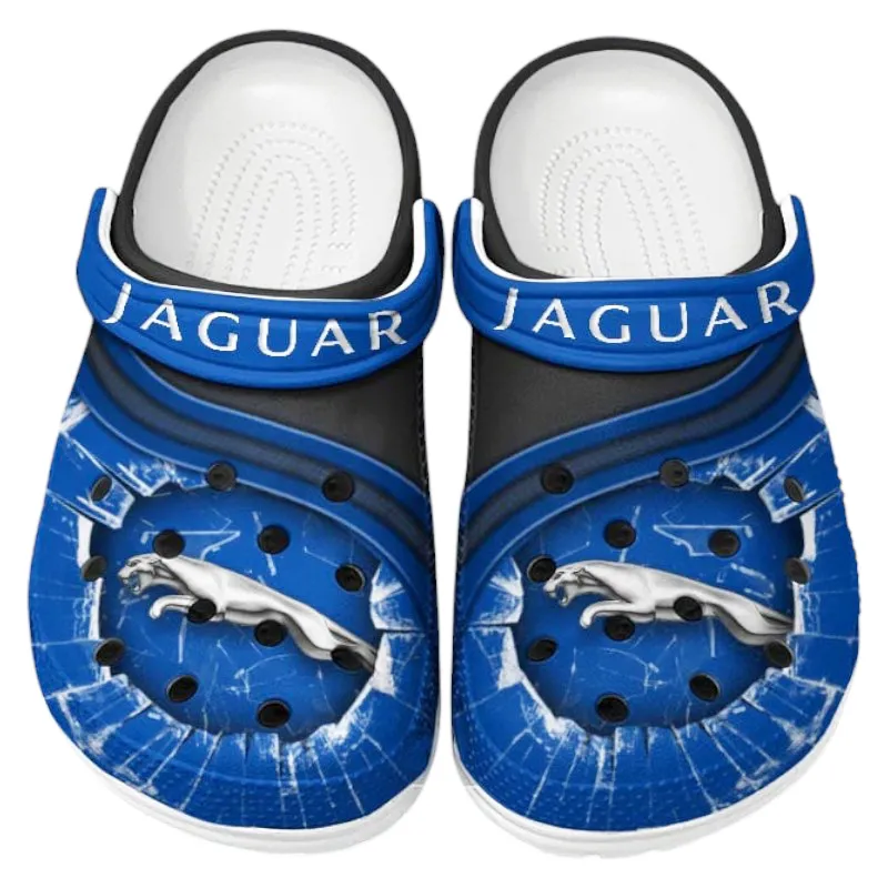 Sports Sedan Lover’s All Over Print Clog, Slip-On Shoes for Daily Comfort and Garage Style CAR188 - Blue
