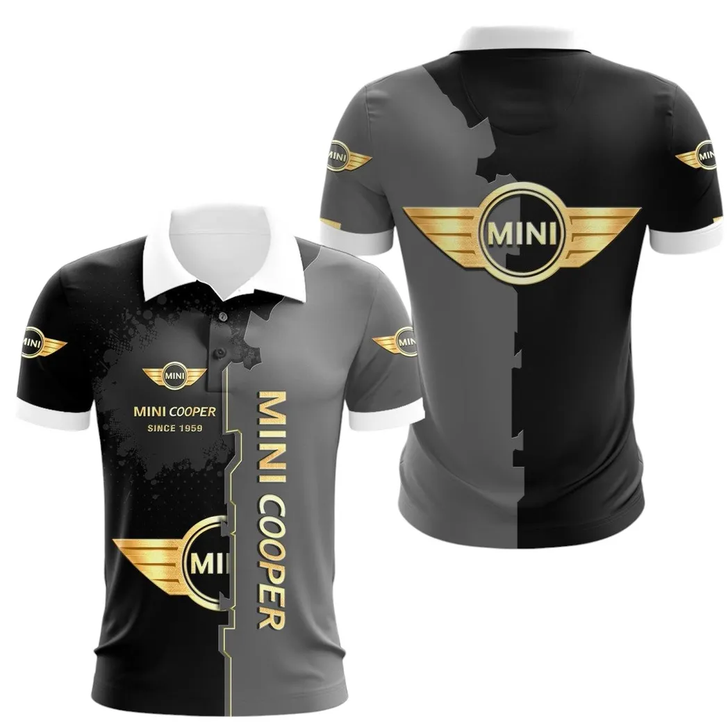 Sporty Hatchback Polo Shirt, Lightweight Comfort Polo For Car Enthusiasts CAR44021725063