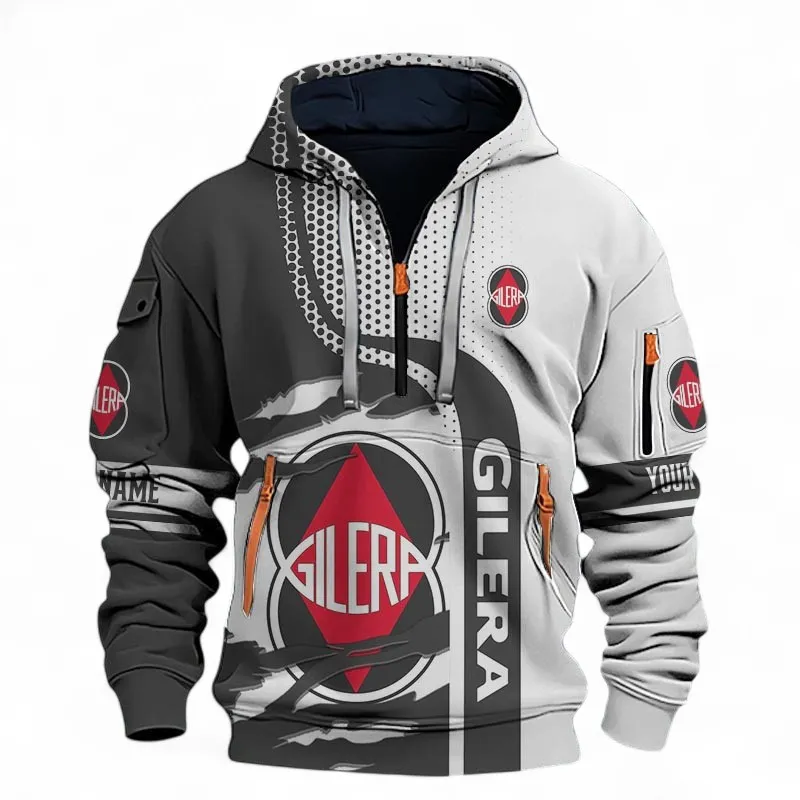 Sporty Scooter Hoodie Half Zip 3D, Comfortable Urban Hoodie For Car Lovers CAR398 - Black