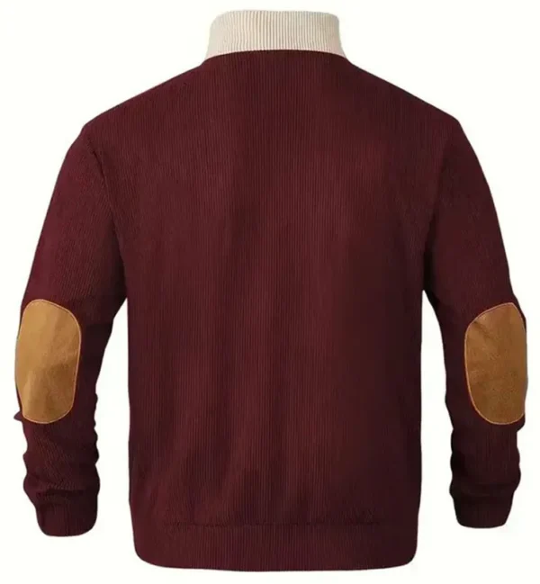 Adventure Vehicle Men's Stand Up Collar Base Shirt CAR480 - Dark Red - Image 2