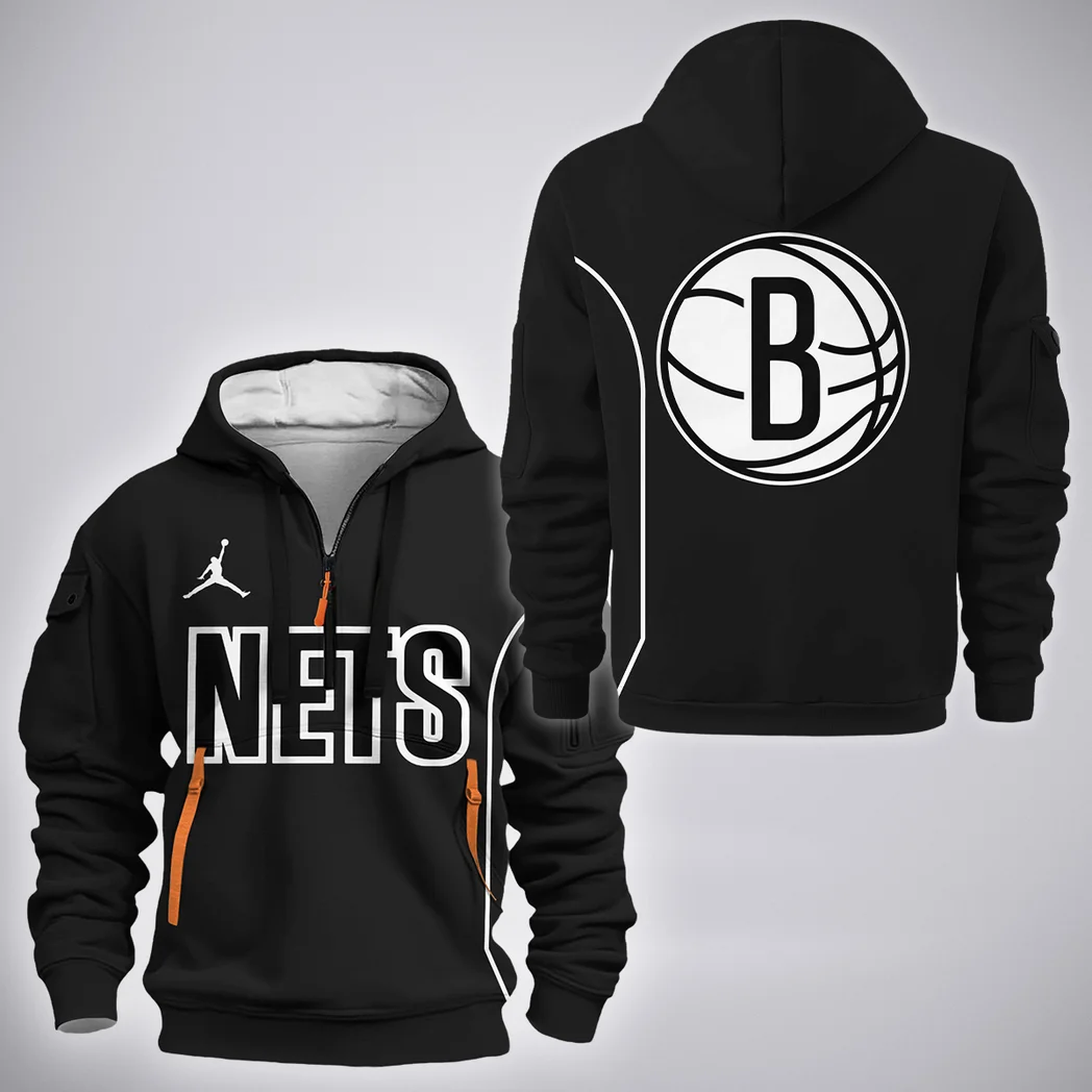 Street Court Energy Hoodie Half Zip 3D, True Fan Hoodie HVN1277