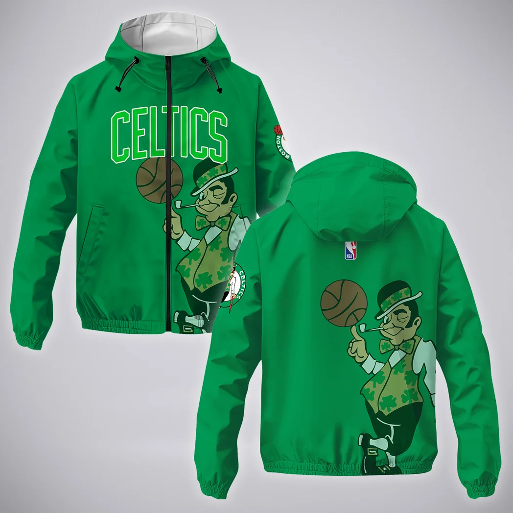 Streetwear Hoop Fans Windbreaker Jacket, Game Day Waterproof Jacket HVN1278
