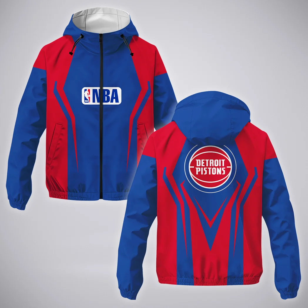 Streetwear Hoop Squad Windbreaker Jacket, Game Day Waterproof Jacket HVN1274