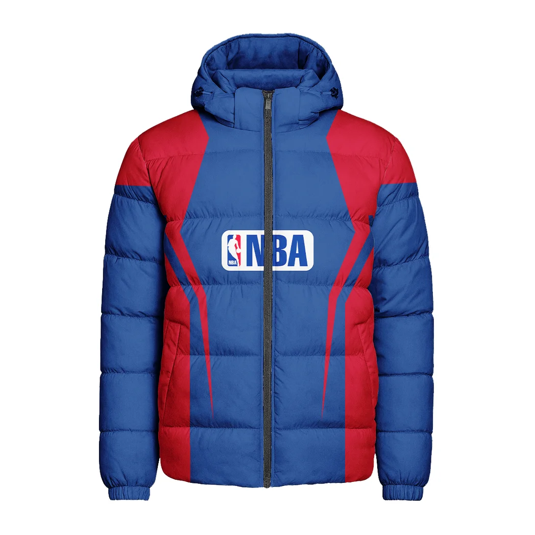 Streetwear Slam Lifestyle Hooded Cotton Jacket, Team Pride Winter Jacket HVN1274 - Image 2