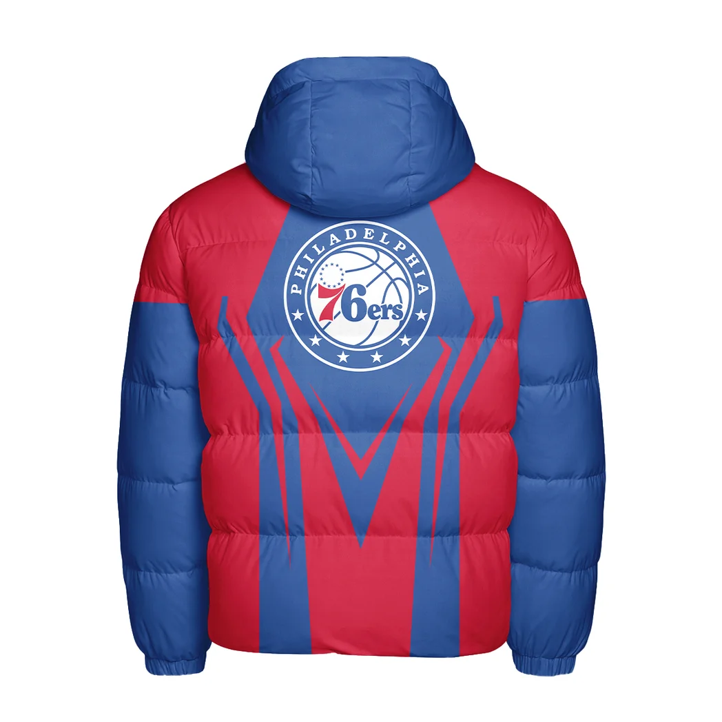 Streetwear Slam Lifestyle Hooded Cotton Jacket, Team Pride Winter Jacket HVN1274 - Image 3