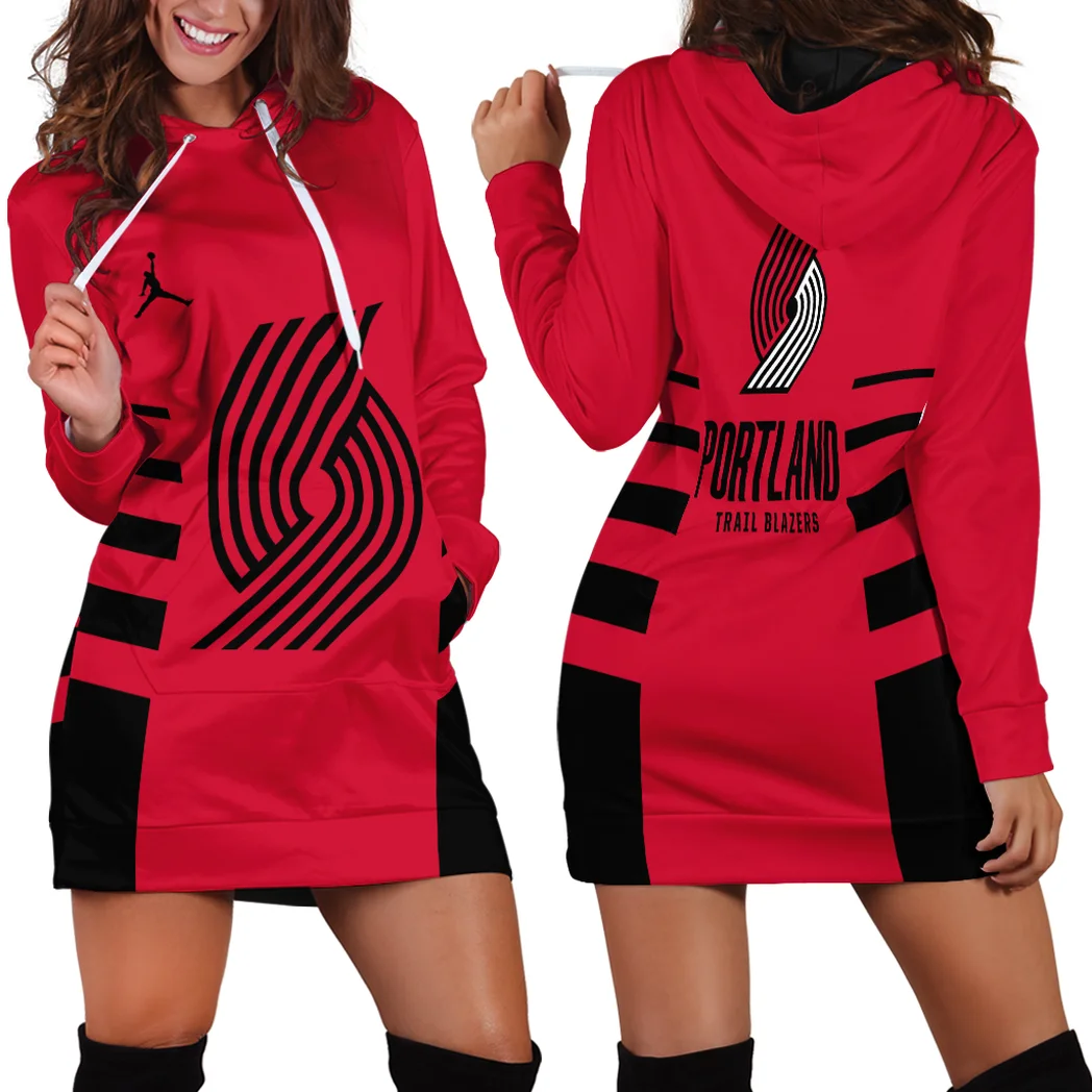 Streetwear Slam Nation Hoodie Dress For Women, Casual Women's Hoodie Dress HVN1277