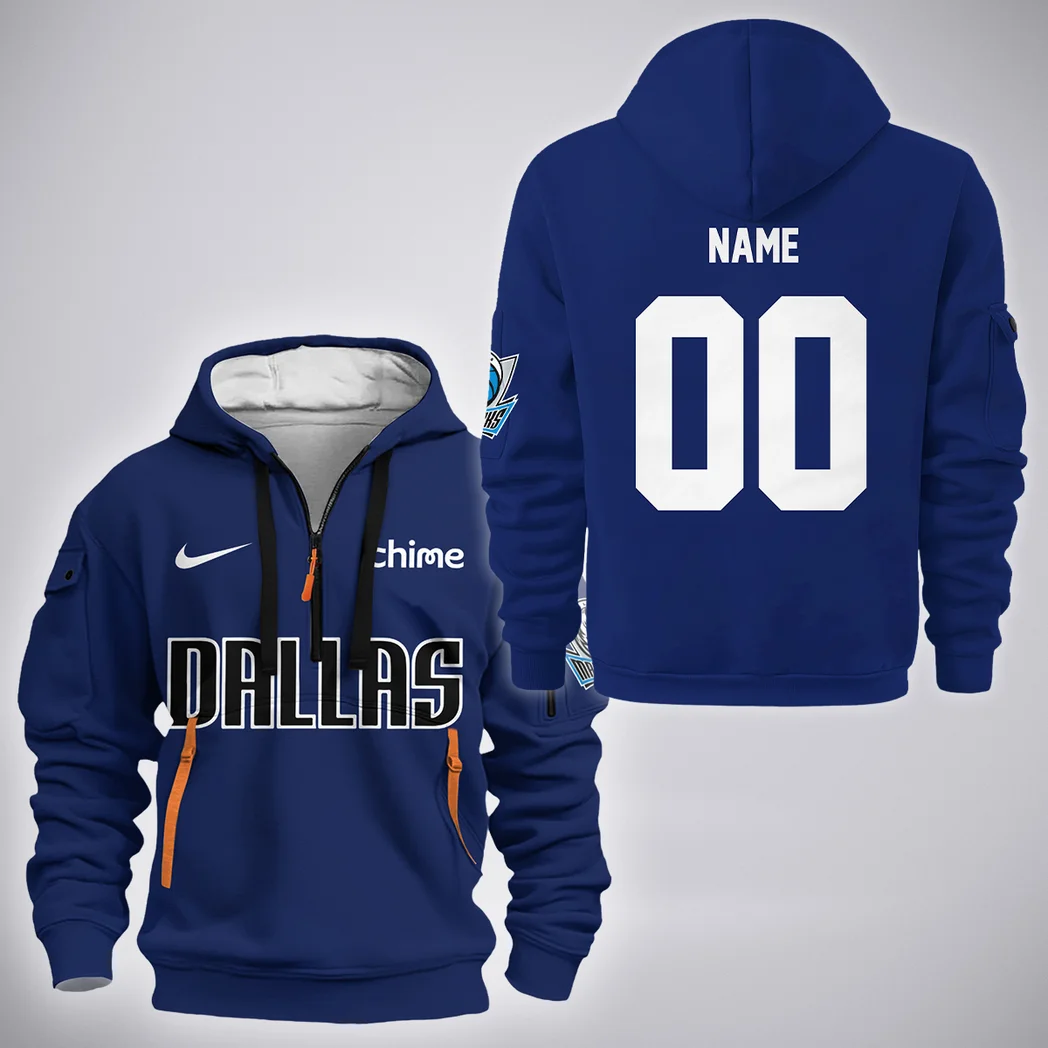 Streetwear Slam Nation Hoodie Half Zip 3D, Classic Sport Half-Zip Hoodie HVN1280