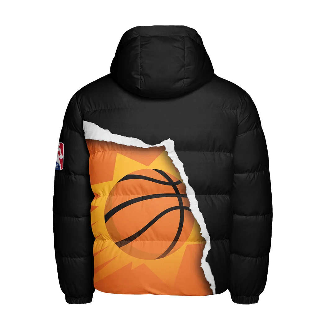 Streetwear Supporter Crew Hooded Cotton Jacket, Bold Spirit Supporter Coat HVN1273 - Image 3