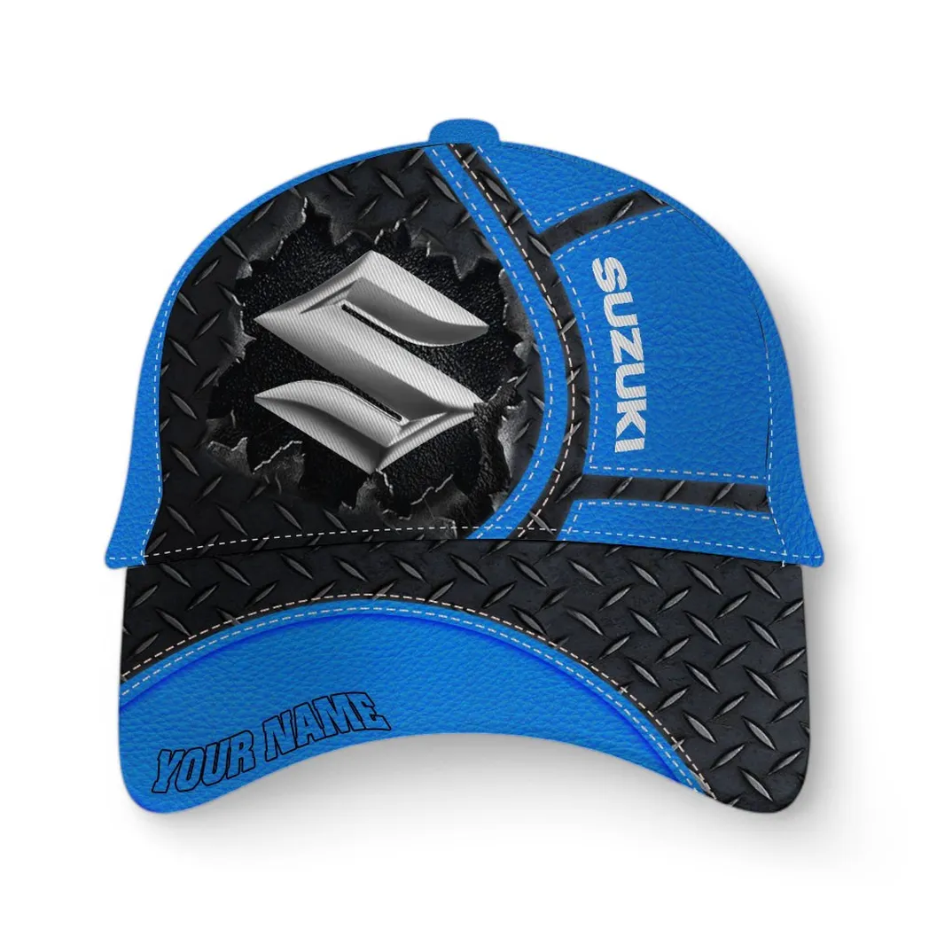 Superbike Classic Cap, Trackside Style Baseball Cap For Auto Collectors CAR490 - Blue