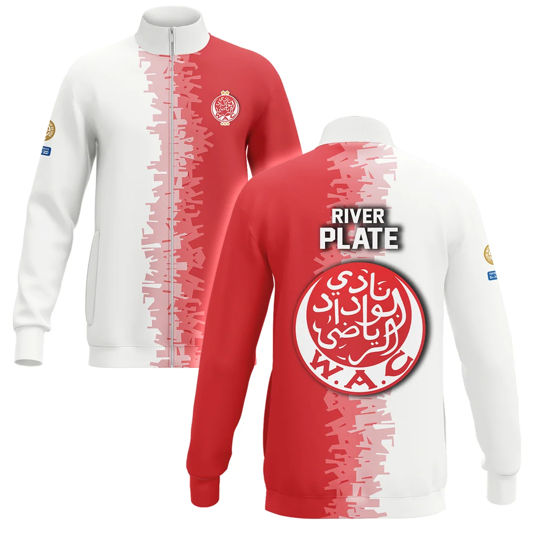 Supporter Club Stand Collar Jacket, Athletic Style Fan Spirit Jacket HVN1103WY