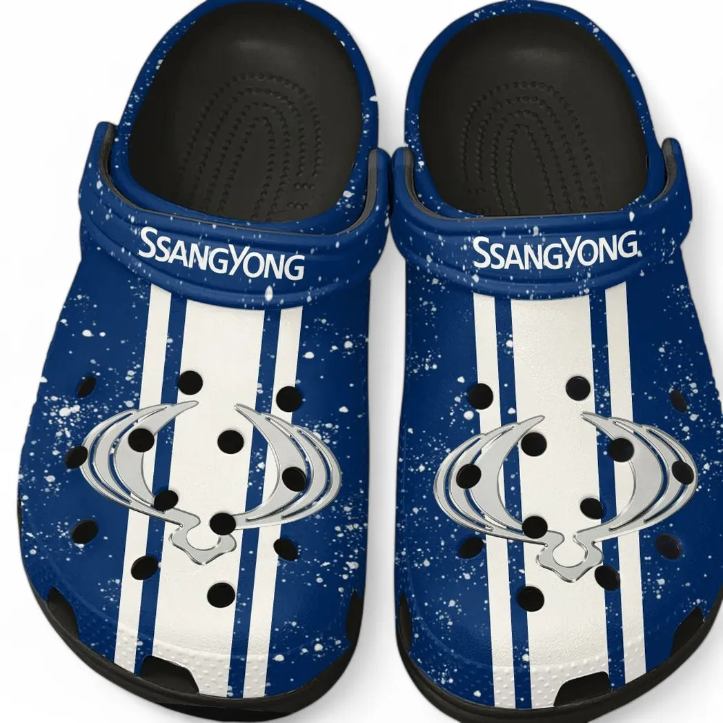 SUV Lover’s All Over Print Clog, Slip-On Shoes for Daily Comfort and Garage Style CAR620 - Black