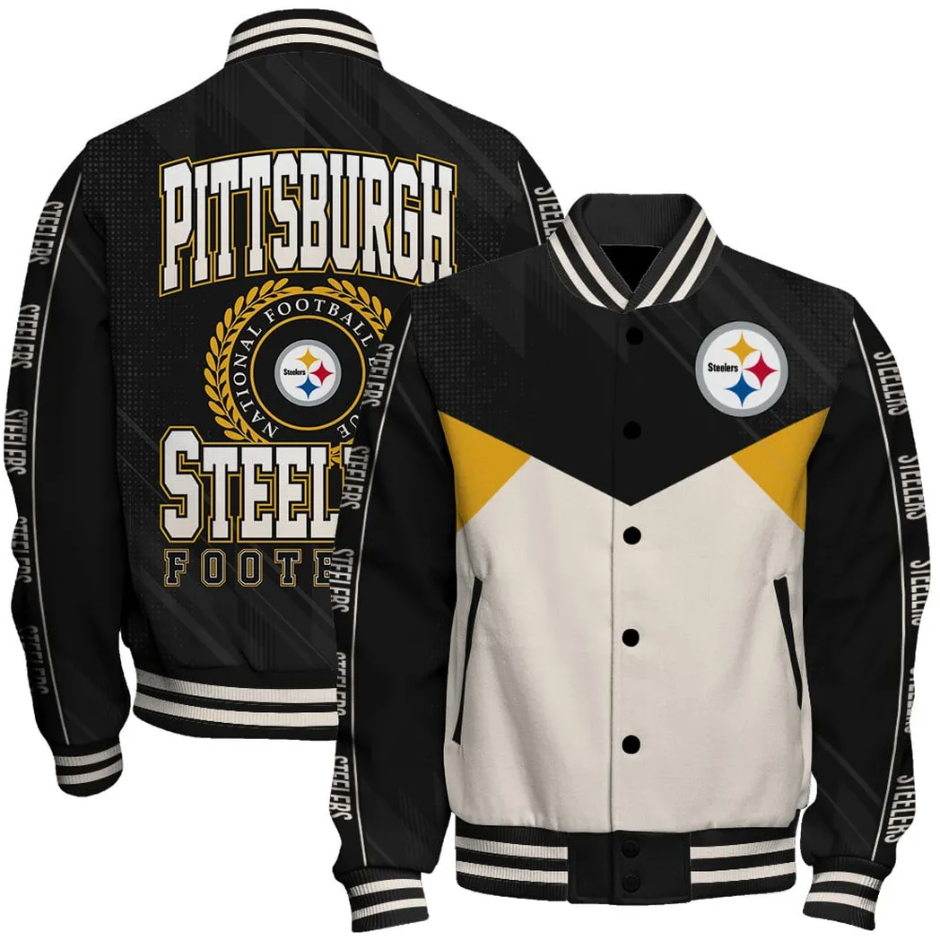 Three Rivers Squad Baseball Jacket, Cold-Weather Sport Jacket NFL550
