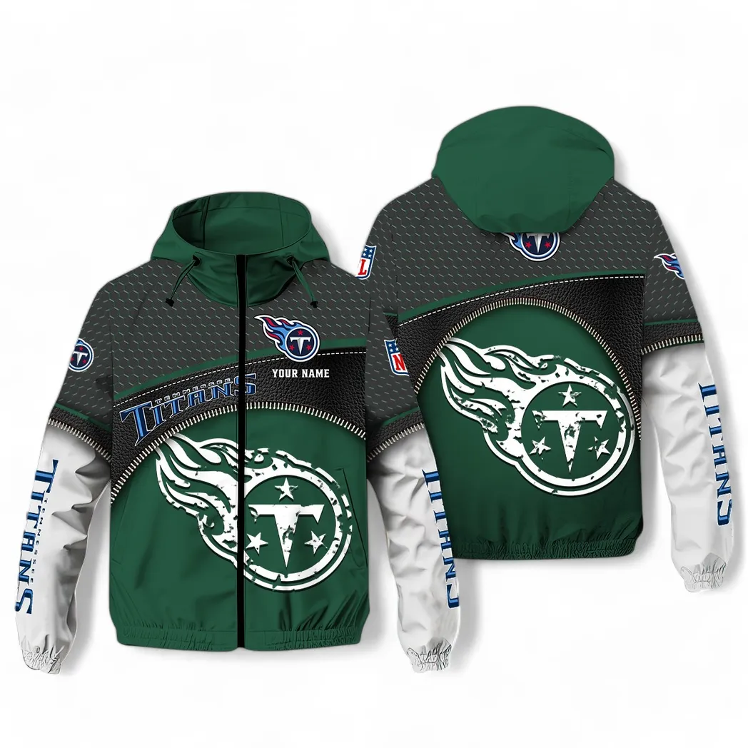 Titan Army Windbreaker Jacket, Fan Pride Jacket NFL191 - Green