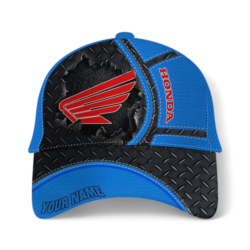 Touring Motorcycle Classic Cap, Trackside Style Baseball Cap For Auto Collectors CAR490 - Blue