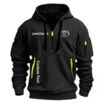 Hoodie Half Zipper Exclusive Logo Gift For Expedition SUV Enthusiasts CAR112 - Black