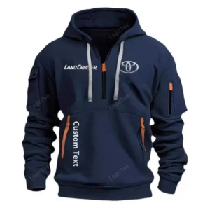 Exclusive Logo Hoodie Half Zipper For Expedition SUV Enthusiasts, Gift For Expedition SUV Fans CAR112 - Navy