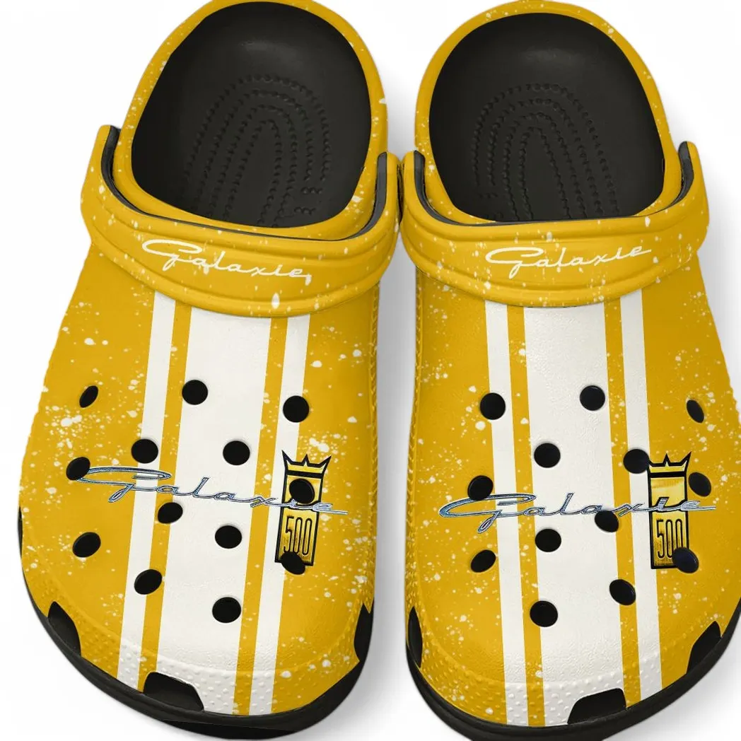 Trendy Classic Coupe Themed Clog, Full Print Lightweight Footwear for Fans of Automotive Style CAR620 - Black