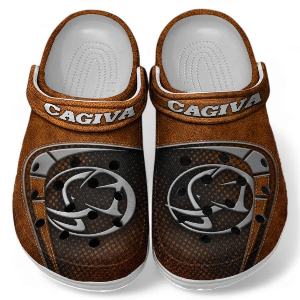 Trendy Commuter Ride Themed Clog, Full Print Lightweight Footwear for Fans of Automotive Style CAR183 - Orange