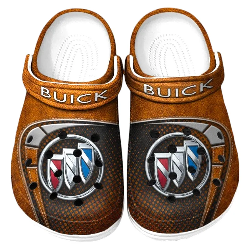 Trendy Crossover Vehicle Themed Clog, Full Print Lightweight Footwear for Fans of Automotive Style CAR177 - Orange