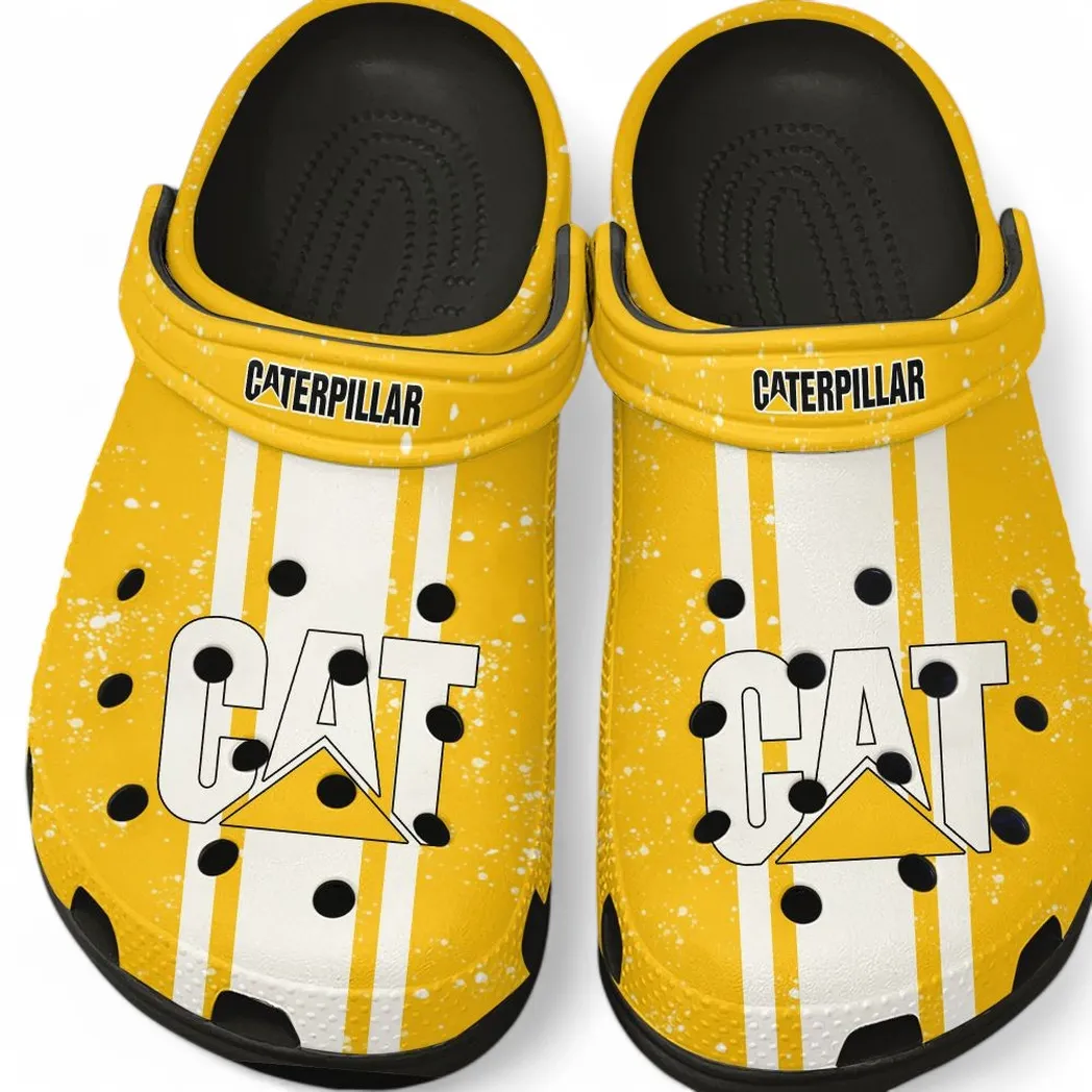 Trendy Cultivation Machine Themed Clog, Full Print Lightweight Footwear for Fans of Automotive Style CAR620 - Black