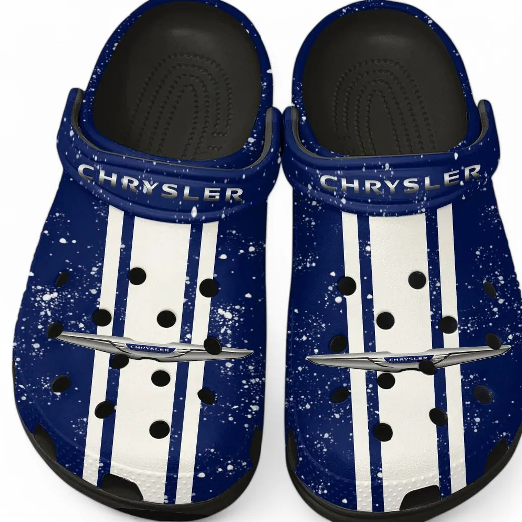 Trendy Full-Size Car Themed Clog, Full Print Lightweight Footwear for Fans of Automotive Style CAR620 - Black
