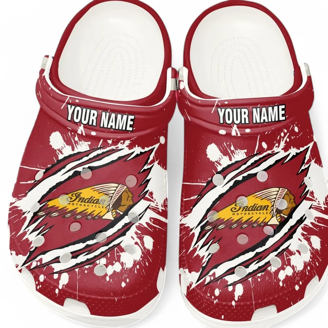 Trendy Legendary Touring Ride Themed Clog, Full Print Lightweight Footwear for Fans of Automotive Style CAR560 - White