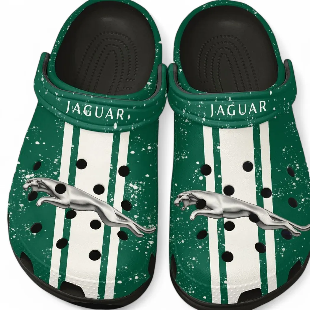 Trendy Performance Car Themed Clog, Full Print Lightweight Footwear for Fans of Automotive Style CAR620 - Black
