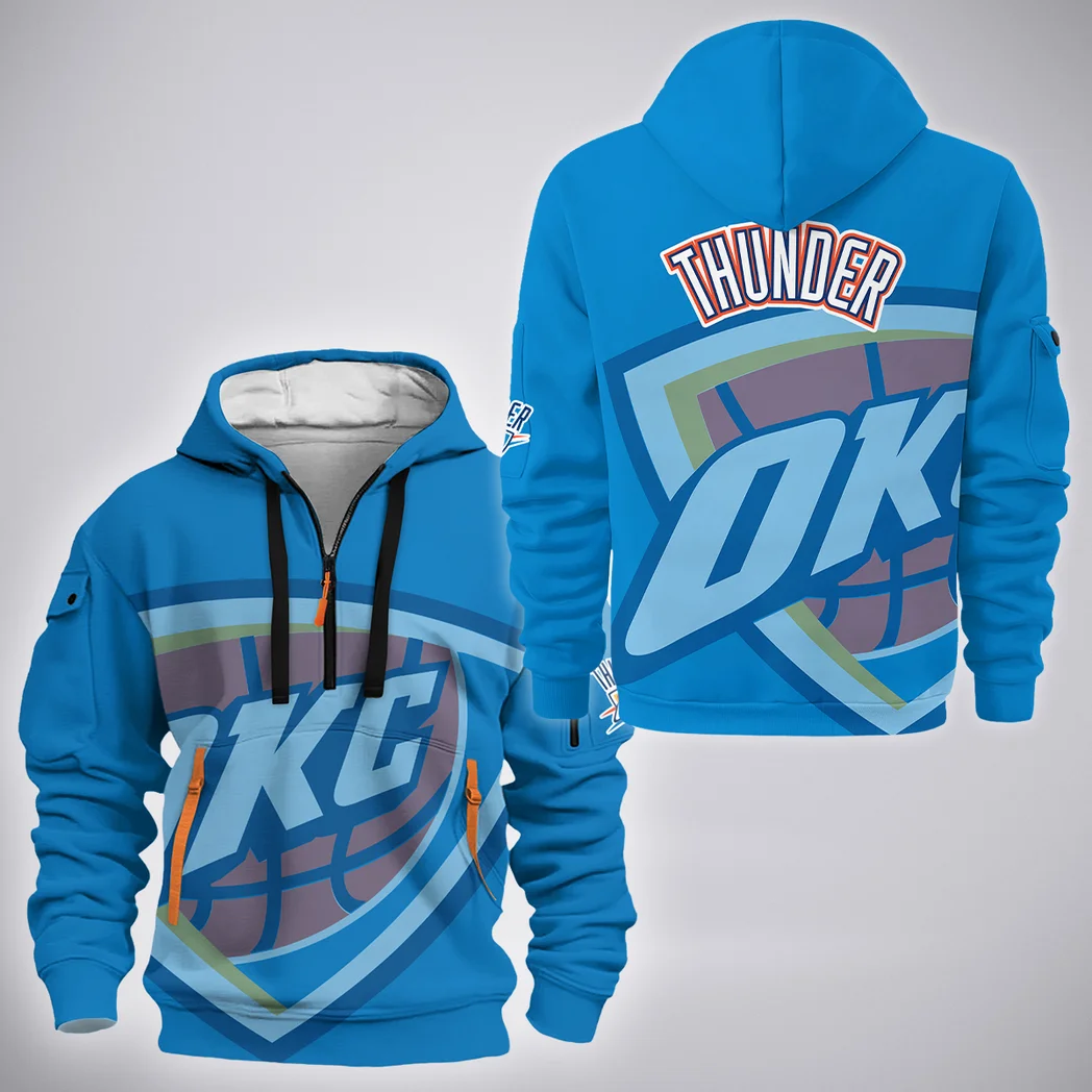 True Basketball Lifestyle Hoodie Half Zip 3D, Fan Pride Half-Zip Hoodie HVN1278