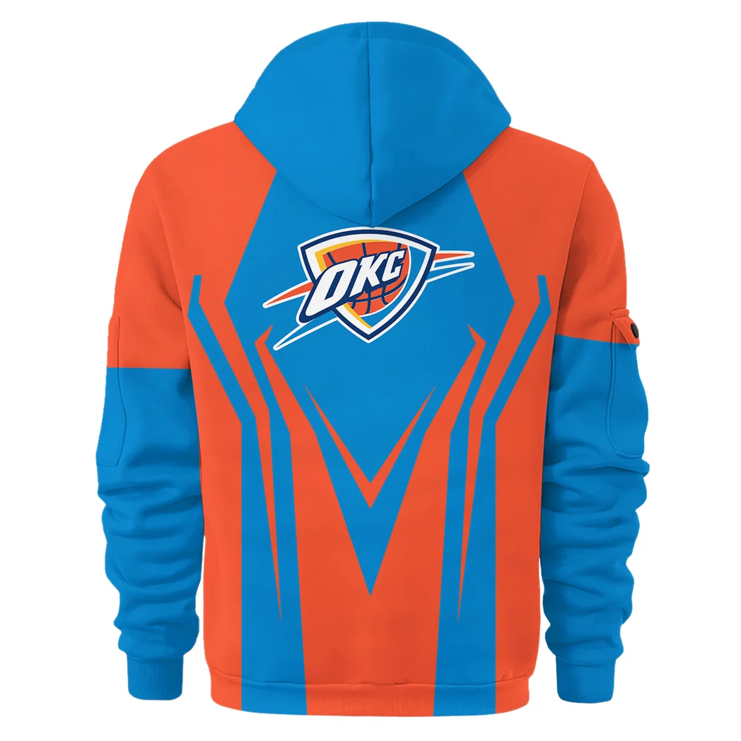 True Basketball Lifestyle Hoodie Half Zip 3D, Game Ready Half-Zip Hoodie HVN1274 - Image 3