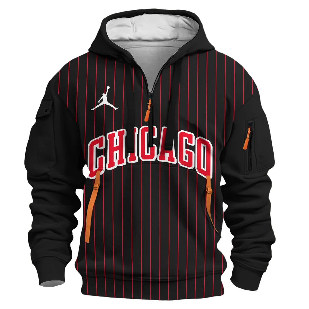 True Basketball Lifestyle Hoodie Half Zip 3D, True Fan Hoodie HVN1277 - Image 2