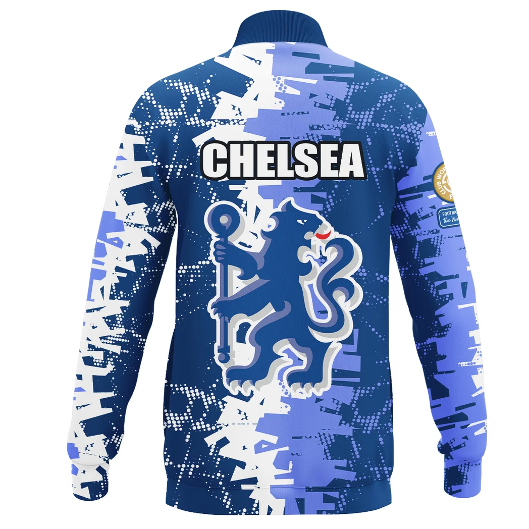 True Blue Crew Stand Collar Jacket, Lightweight Comfort Jacket for Fans HVN1082CH - Image 3