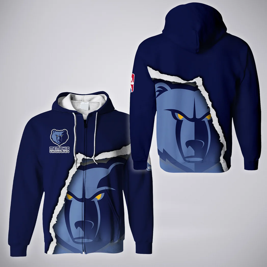 True Court Lifestyle Zipper Hoodie, Bold Fan Hoodie HVN1273