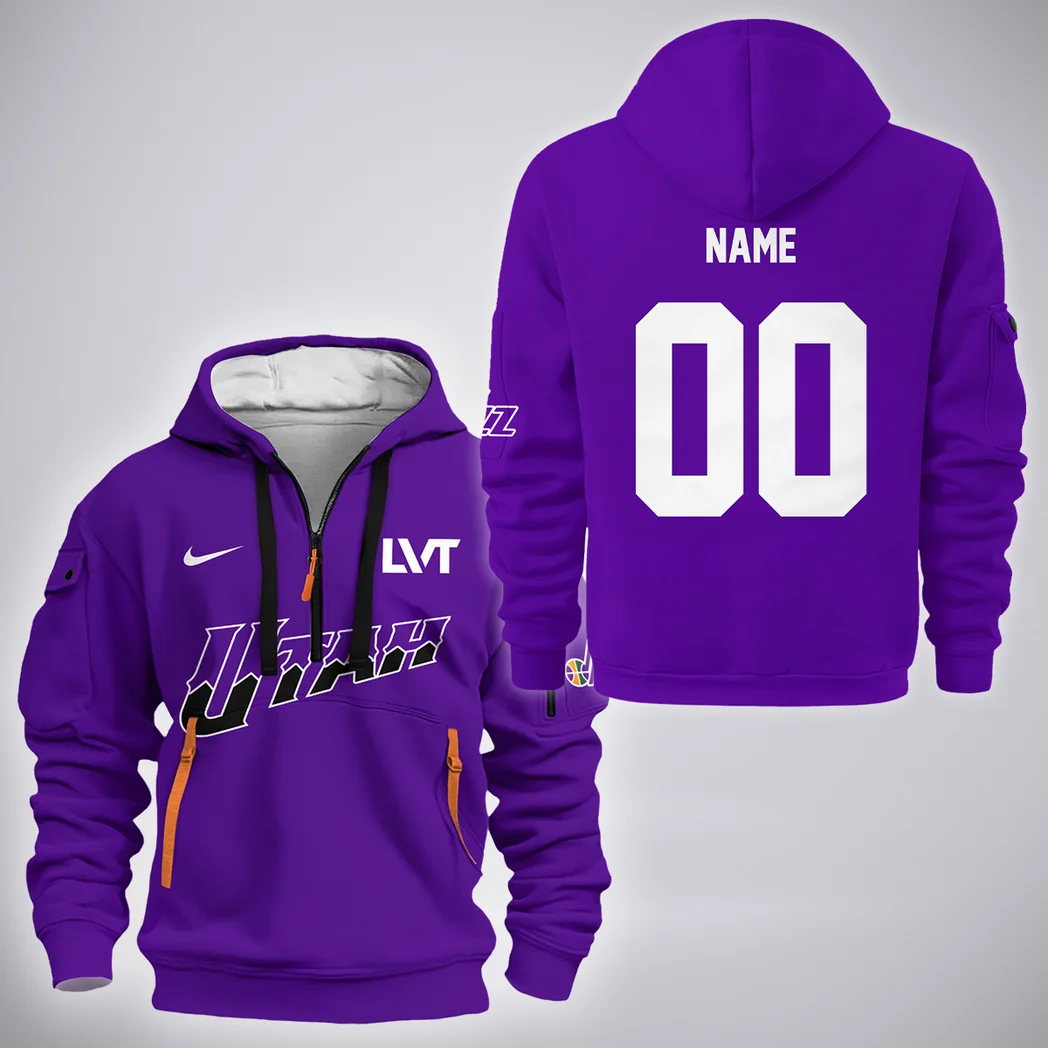 True Fan Nation Hoodie Half Zip 3D, Streetwear Fan Hoodie HVN1280