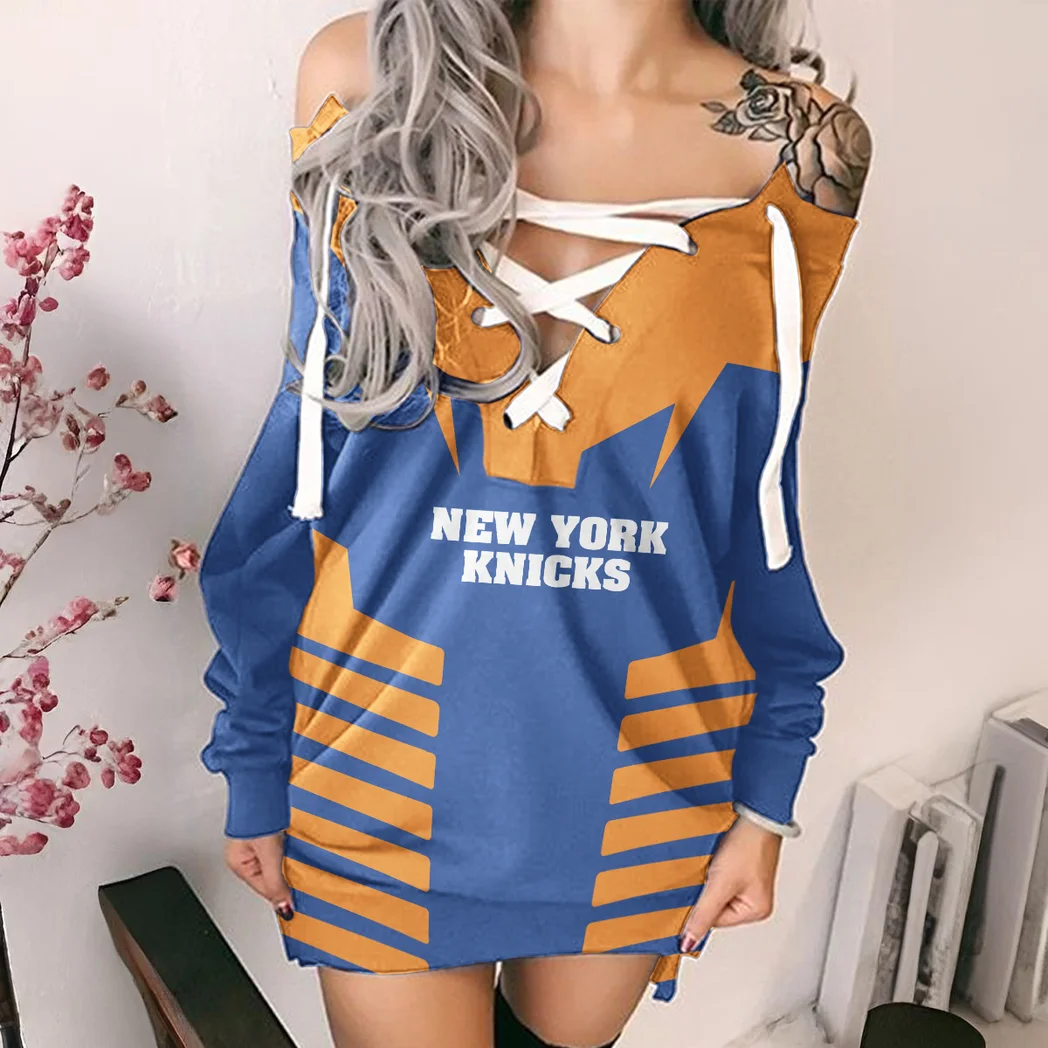 True Fan Spirit Lace-Up Sweatshirt For Women, Active Lifestyle Lace-Up Pullover HVN1272