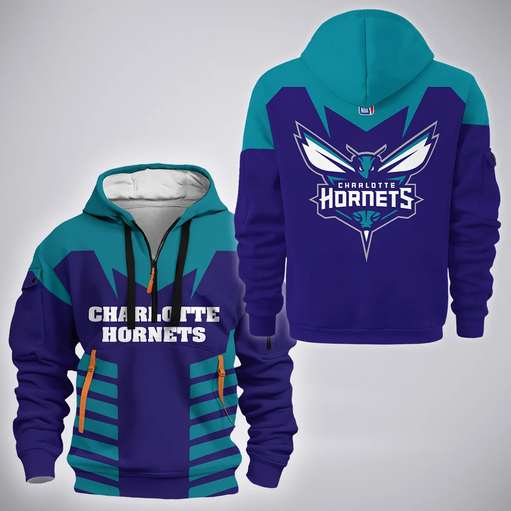 True Slam Supporters Hoodie Half Zip 3D, Sport Spirit Hoodie HVN1272