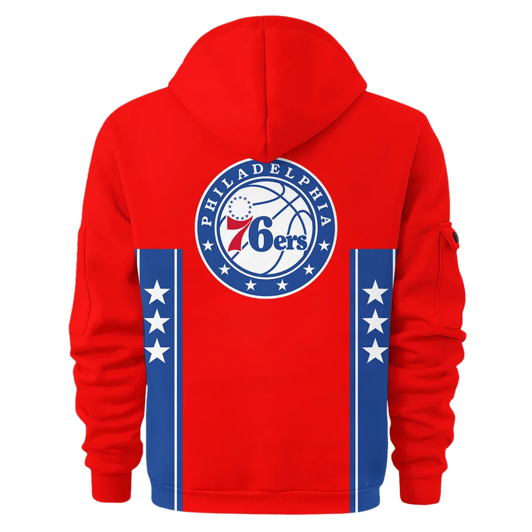 True Supporter Lifestyle Hoodie Half Zip 3D, Modern Sport Hoodie HVN1277 - Image 3