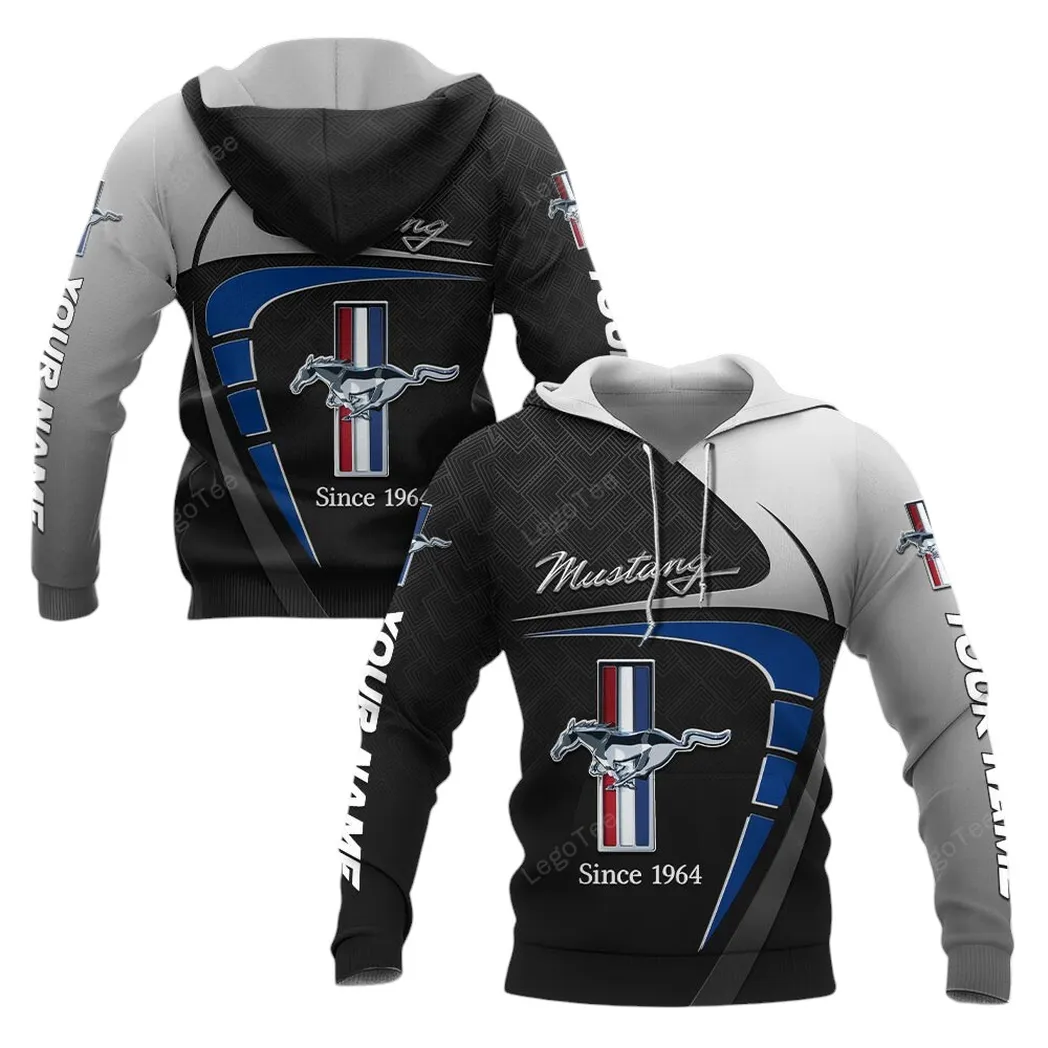 Two-Door Sports Car Hoodie 3D Print, Bold Rider Graphic Hoodie CAR116