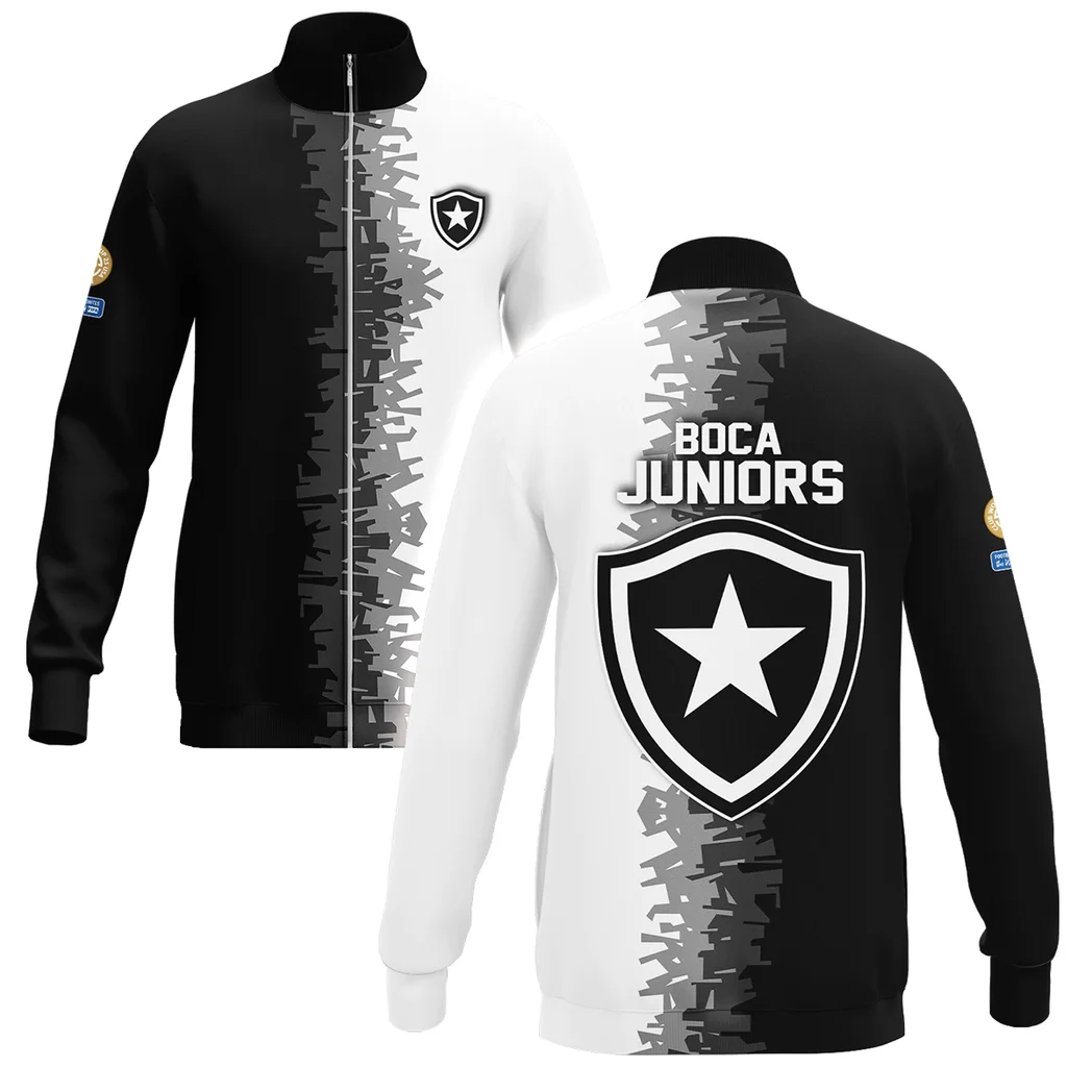 United Spirit Stand Collar Jacket, Sleek Jacket for True Fans HVN1103BO