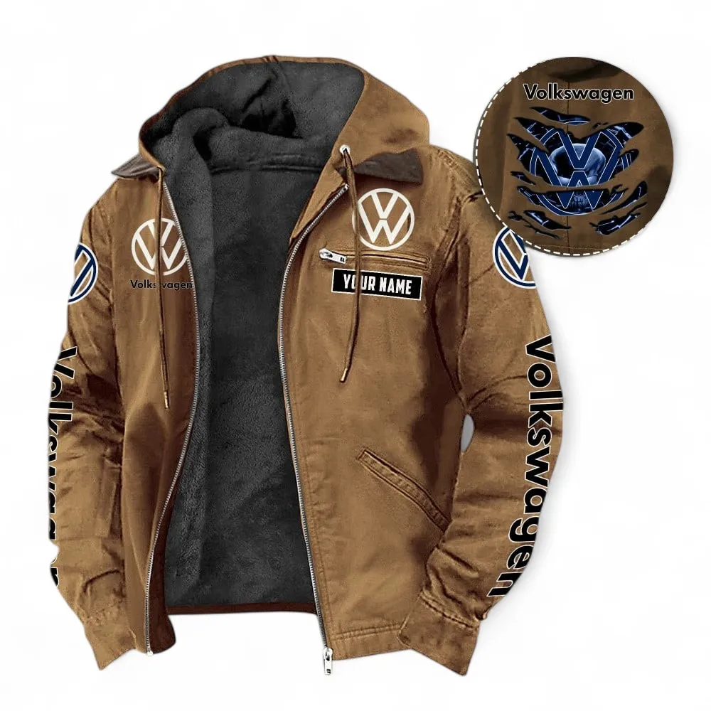 Urban Vehicle Hooded And Flannel Hoodie, Street-Ready Casual Hoodie For Car Lovers CAR391 - Camel