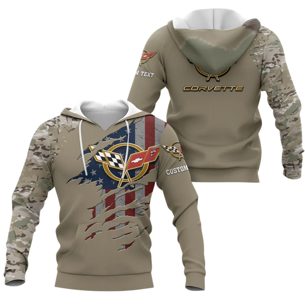 US Performance Car Hoodie 3D Print, Ride Ready Pullover Hoodie CAR460