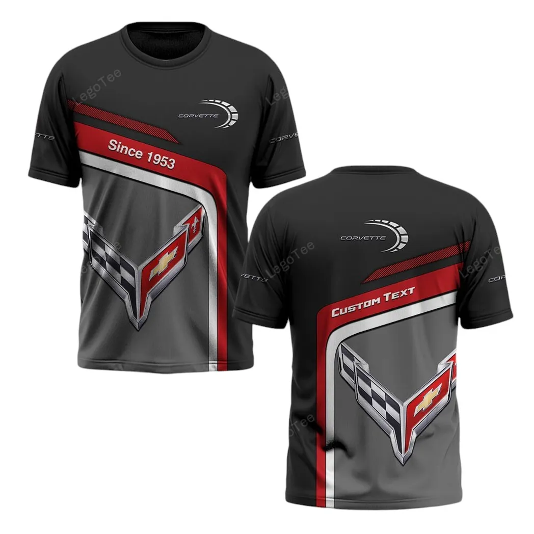 US Performance Car T-Shirt 3D Print, Engine Roar Tee CAR111