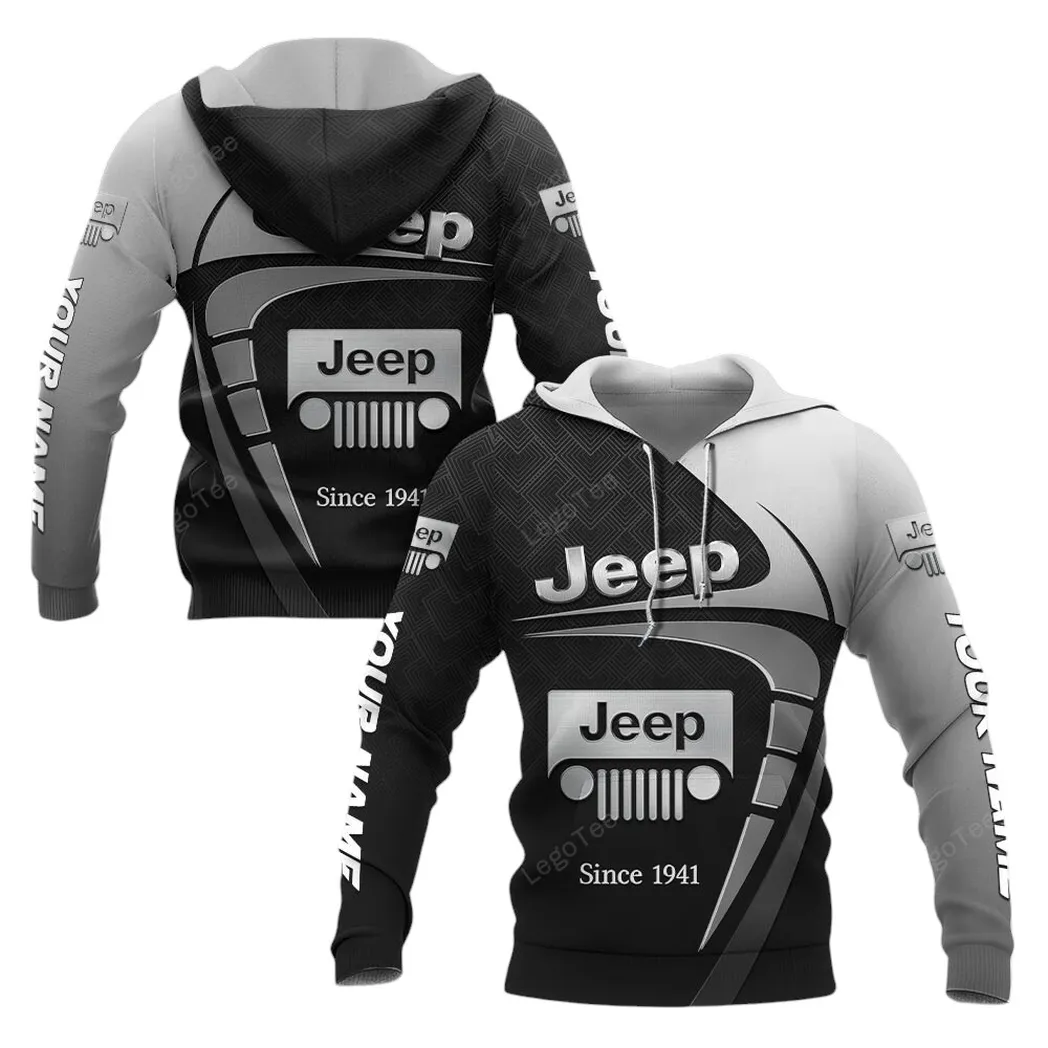 Utility 4x4 Manufacturer Hoodie 3D Print, Road Spirit Pride Hoodie CAR116
