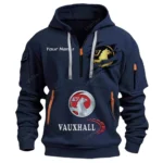 Hoodie Half Zipper Exclusive Logo Gift For Passenger Vehicle Enthusiasts CAR113 - Navy