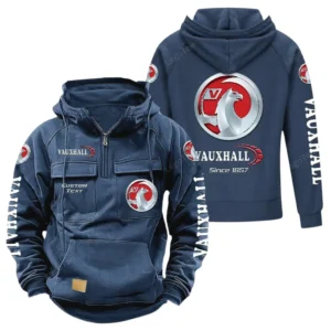 Affordable Ride Tactical Quarter Zip Hoodie, Exclusive Logo Hoodie For Car Enthusiasts CAR960 - Dark Blue