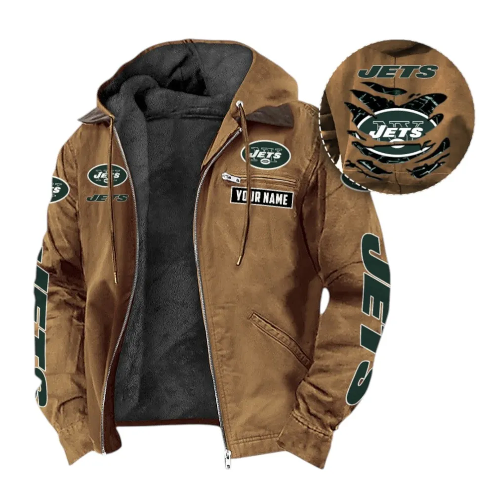 Victory Helm Hooded And Flannel Hoodie, Bold Supporter Flannel Hoodie NFL135 - Camel