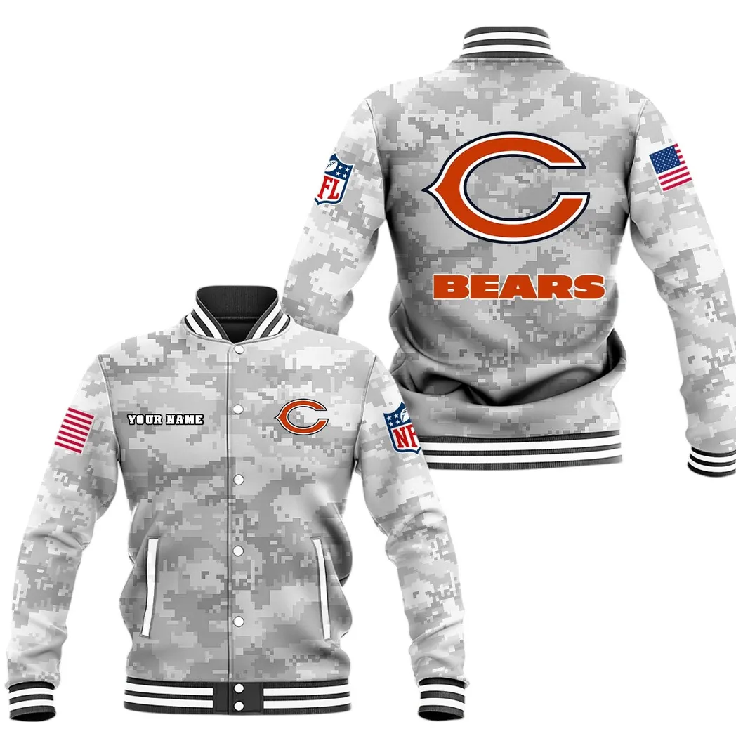 Victory Paws Baseball Jacket, Varsity Style Supporter Jacket DNFL128 - White