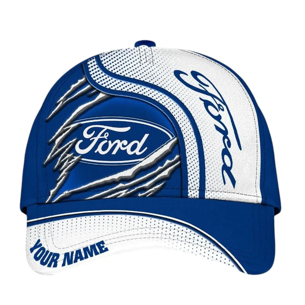 Vintage Ride Classic Cap, Bold Road Baseball Cap For Auto Enthusiasts CAR500 - White