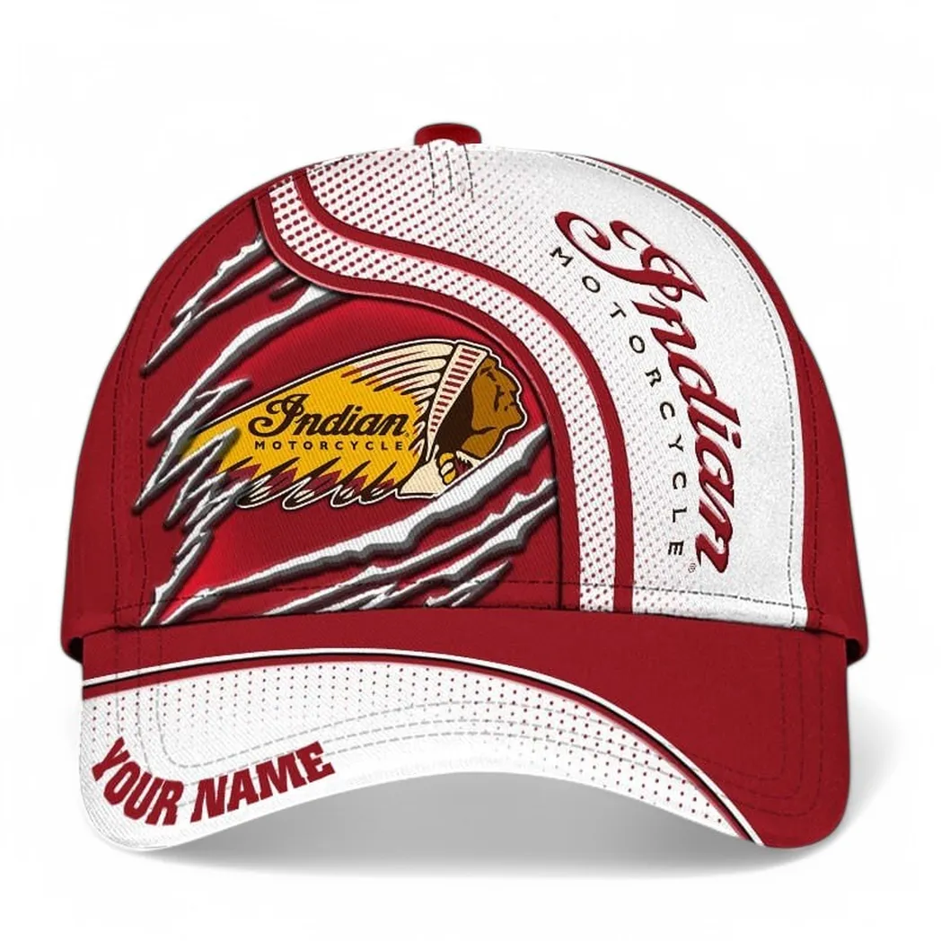 Vintage Two-Wheeler Classic Cap, Racing Spirit Baseball Cap For Auto Fans CAR500 - White