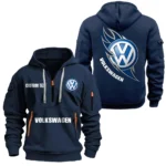 Reliable Automobile Hoodie Half Zipper, All Over Print Hoodie Gift For Reliable Automobile Enthusiasts CAR170 - Navy